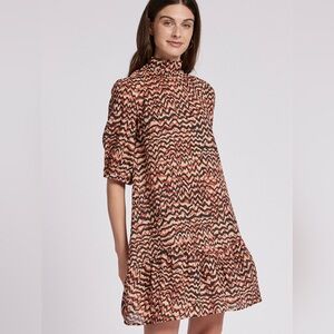 Tyler böe Zigzag Patterned Dress